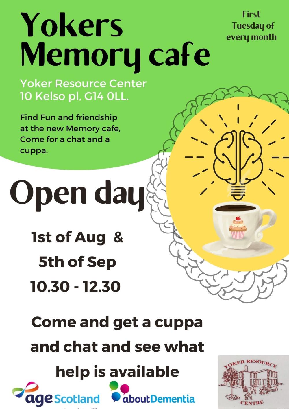 Memory Cafe Open Day 